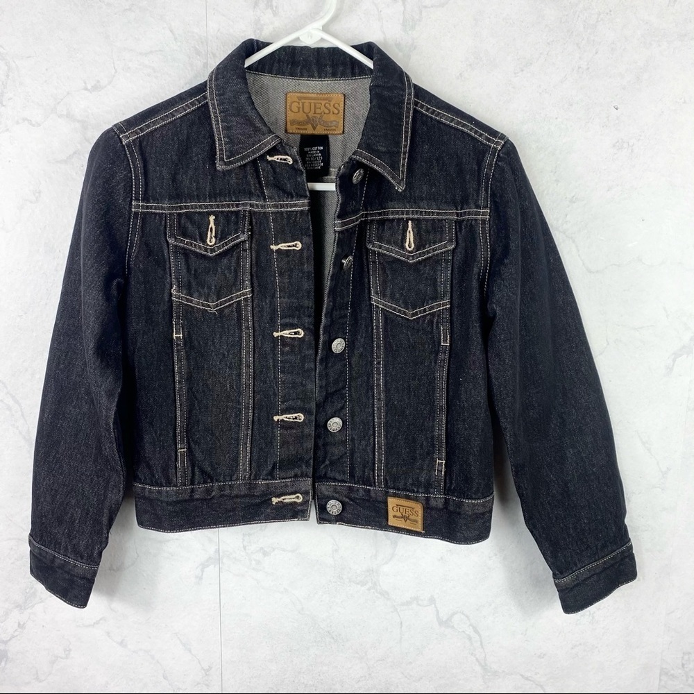 [Guess] Black Denim Jean Jacket